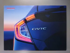 カタログ■シビック◇２０１７年９月発行★中古品