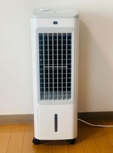 コメリ KM-010 Jenix 冷風扇 リモコン付2022年製 ホワイト タンク着脱 冷風機 送風 キャ