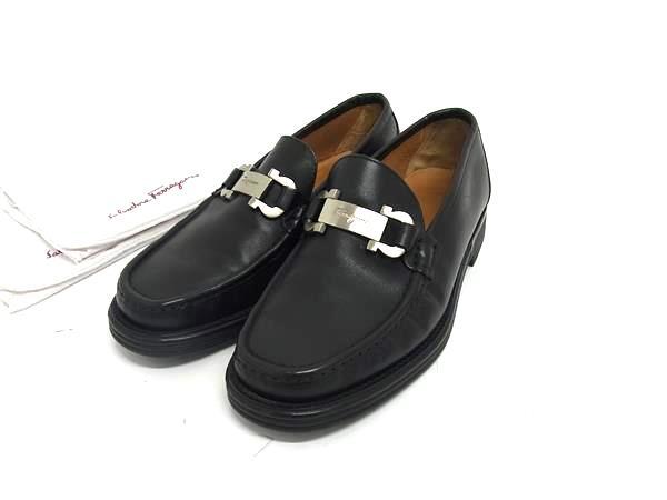 1円 □美品□ Salvatore Ferragamo フェラガモ ガンチーニ レザー