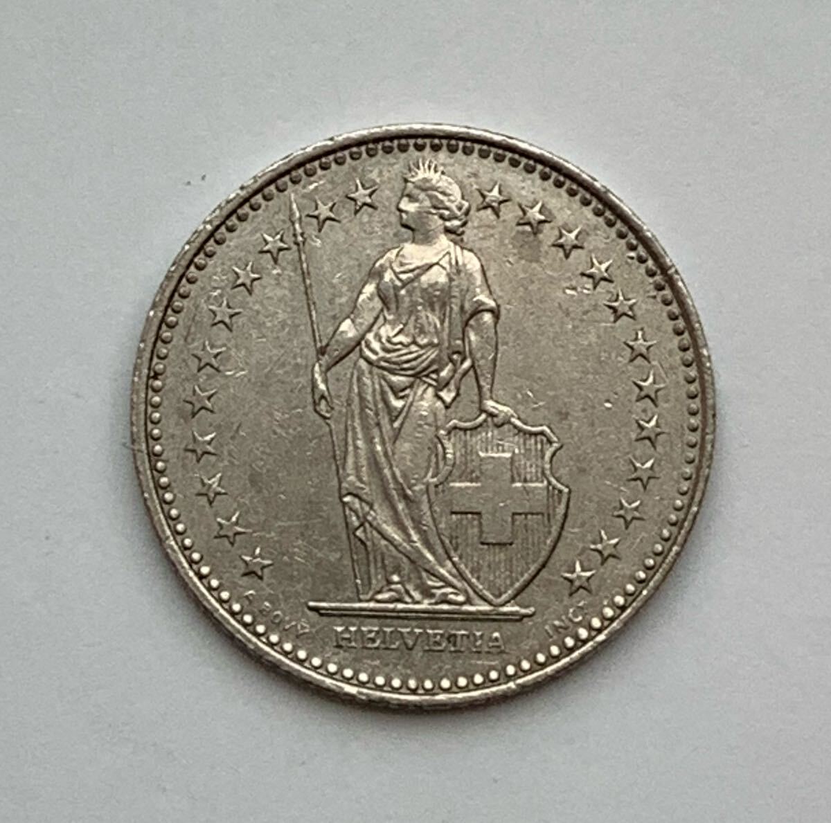 スイス1フラン硬貨の値段と価格推移は？｜2件の売買データからスイス1