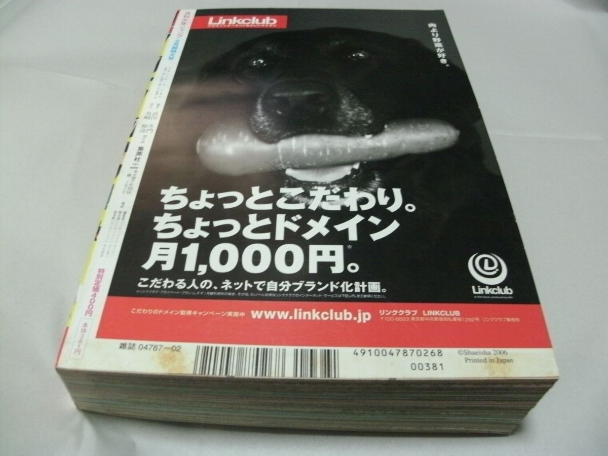 月刊少年ジャンプ 2006年2月号 付録・DSビィト攻略本 新連載・葉生田采