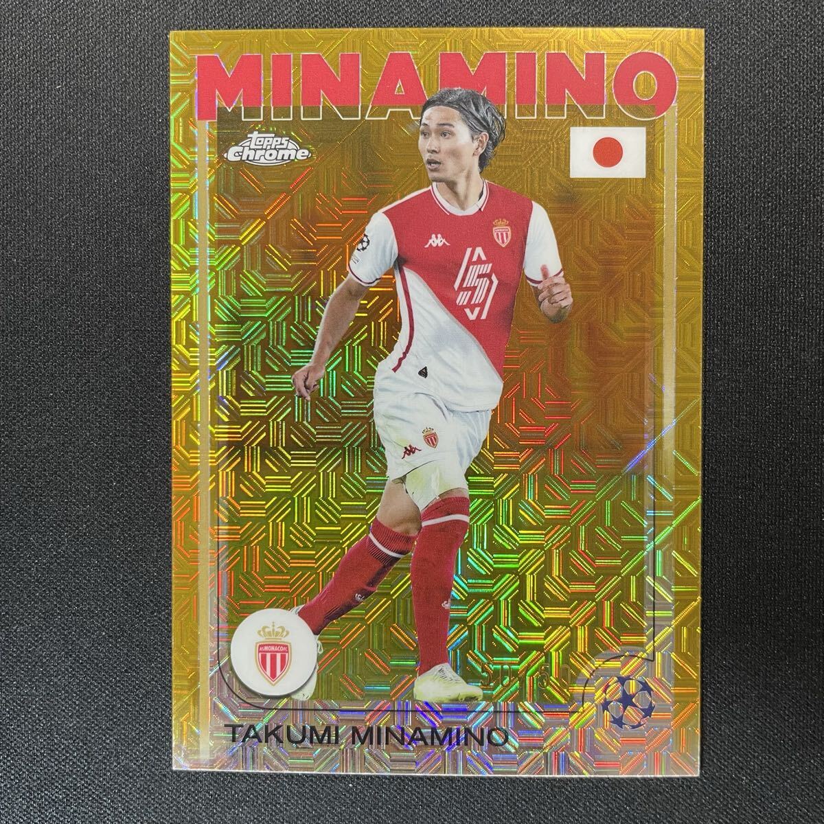 SGC10 南野　拓実　ルーキーカード　レッド 2024-25 Topps UEFA Japan Edition Takumi Minamino Monaco /50 南野