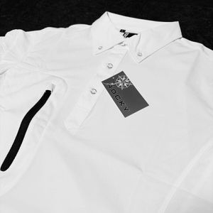 4L/XXXL 新品 送料無料 長袖 ポロシャツ ボタンダウン 胸ポケット 吸水速乾 薄手 シンプ