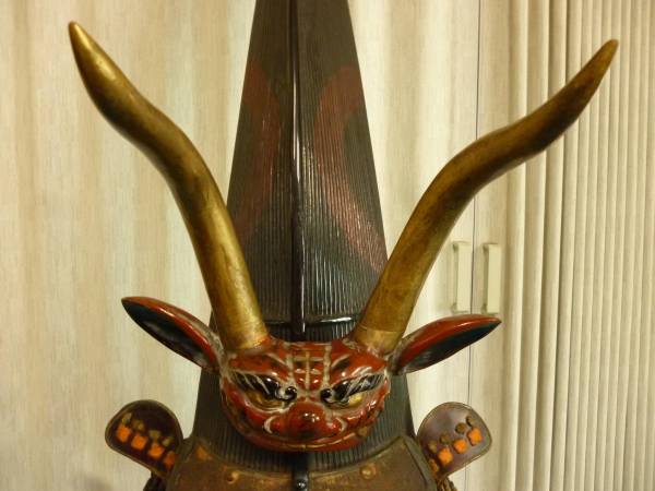 鬼面 前立て 大角 大耳 赤鬼 牙 兜 甲冑 武具 面頬 鎧 獅子 甲冑 兜 鎧 売買されたオークション情報 Yahooの商品情報をアーカイブ公開 オークファン Aucfan Com