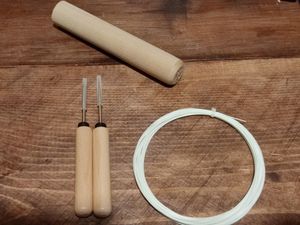 送料無料！バトミントンガット手張りセット　簡易マニュアル付きで自分でガット張りが出