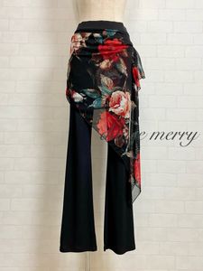 ★送料無料★【MERRY】 プレミアム パンツ 社交ダンス 黒 赤 緑 2295 男足 パーティ ズボ