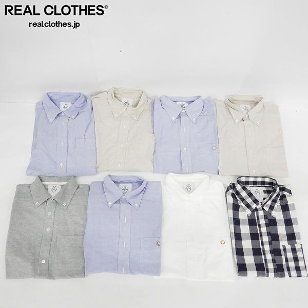 ブラックフリース ブルックスブラザーズ 白シャツ ボタンダウン USA製 BB0 BLACK FLEECE by BROOKS BROTHERS ブラックフリース 白 ボタンダウン