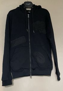 希少品★1piu1uguale3 エンブレム パーカー ダブルジップ ブラック　フーディ　 ウノピュ