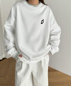 「CANAL JEAN」 「1975 TOKYO」スウェットカットソー MEDIUM ホワイト レディース