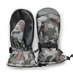 ☆ カモフラージュ ☆ M ☆ スノーボードグローブ リフト券ポケット付き スノーボードグ