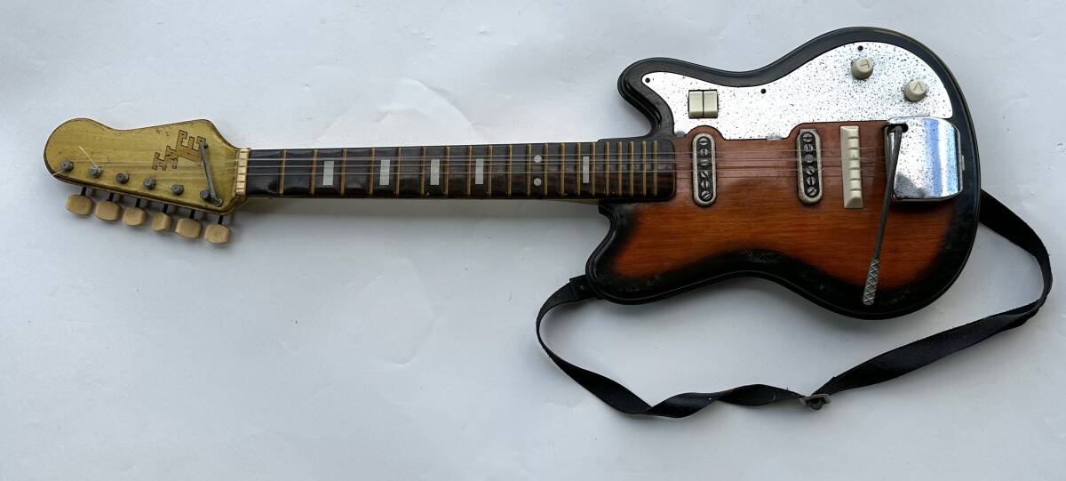 1円～【中古/保管品/希少/コレクション放出】ブリキ ビザールギター