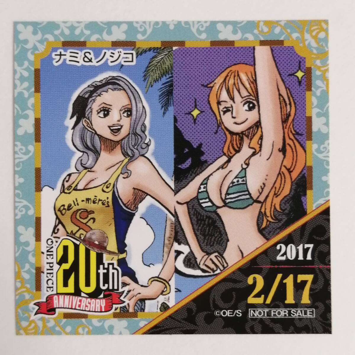 〇26011413 ジャンプショップ ONE PIECE ワンピース ナミ&ノジコ 365日