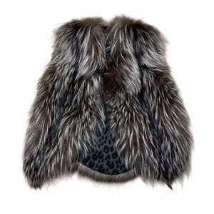 1円 LOUIS VUITTON ルイヴィトン フォックス毛皮ベスト サイズ34(155/80A) ジレ CA36929