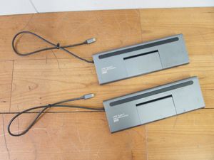 ☆【2T1111-6】 SANWA SUPPLY サンワサプライ USB-CVDK8 2台セット USB Type-C DOCKING S