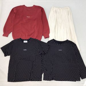 ■ PINK HOUSE ピンクハウス レディース トレーナー Tシャツ ロングプリーツスカート 4点