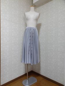 ☆ レディース　女性用　婦人用　ダンス 　社交ダンス　スカート　グレー　セキネ　９号