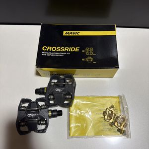 【新品】MAVIC cross ride ペダル　ロードバイク　ビンディング　自転車