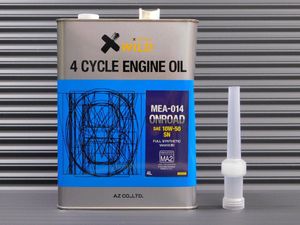 100%化学合成油【AZ・エーゼット】※《MEA-014/ONROAD》　バイク用 4サイクルエンジンオ