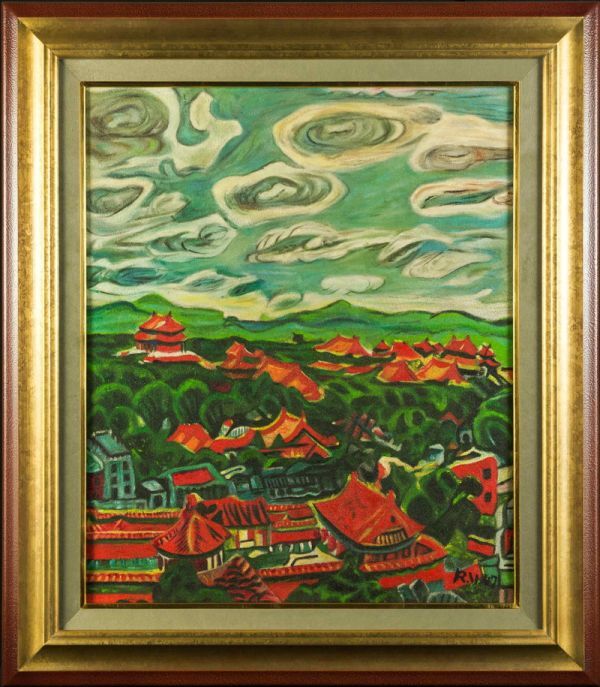 梅原龍三郎 紫禁城の値段と価格推移は？｜1件の売買データから梅原龍