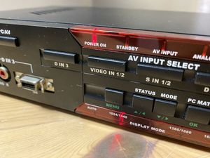 電波新聞社 XRGB-3 DVI対応アップスキャンコンバーター DP3913418 通電確認済み　リモコ