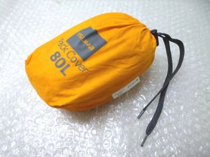 ■◆ ISUKA PACKCOVER パックカバー 80L イエロー 60～80L用　イスカ 登山 アウトドア　