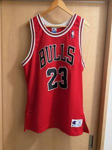 チャンピオン マイケル ジョーダン NBA本物シカゴブルズ ジャージ サイズ 48