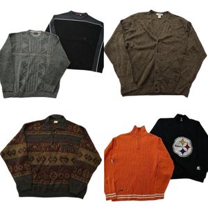 古着卸 まとめ売り セーター MIX 6枚セット (メンズ XL ) スティーラーズ プロチーム ス