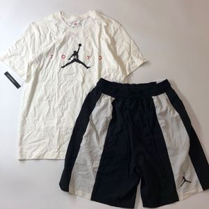 NIKE ナイキ ジョーダン TOKYO Tシャツ & ハーフパンツ セット 上下 DA7323-100 CZ4774-0