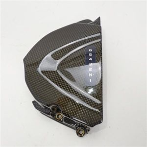 ♪トライアンフ/デイトナ675R 社外 平織りカーボン スプロケットカバー(T0128A06)11年式