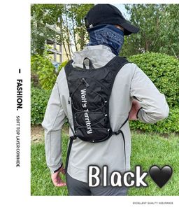 1219 ランニングリュック　ブラック 黒 トレラン　マラソン　陸上競技