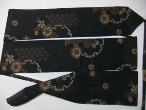 ★弓道★手作り弓巻き2点セット★黒・和柄★６４０★送料込み★