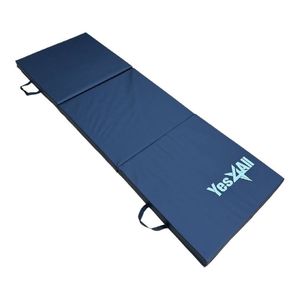 未使用品 Yes4All ヨガマット 約60×180cm 厚さ6cm 折りたたみ 持ち運び 【色:ブラック】