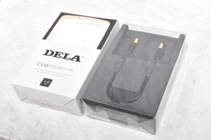 【C】DELA C1AE LANケーブル 1.0m デラ Audio Ethernet Cable 元箱付属 3194427