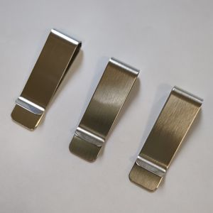 ★アウトレット品　マネークリップ　シンプルシルバー(ミニサイズ)　３個セット!★　サイ