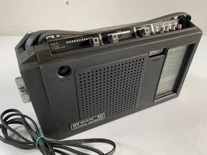 Dt380◆National Panasonic◆ポータブルラジオ GX World boy IC 短波対応 昭和 レトロ 本