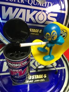 第5弾　WAKOS　FV缶　灰皿　ハンドメイド品　→100均　ワコーズ　MONNEYES　STP　ムーン