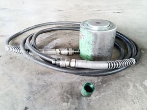 大阪ジャッキ　パワージャッキ（単動式）EL-50S6　50トン　ホース付属