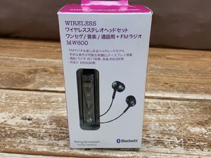【H2-2554】未使用 Sony Ericsson ソニーエリクソン MW600 ワイヤレス ステレオ ヘッドセ