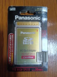 超旧型品　未使用　未開封品　BN-SDDBP3　パナソニック BN-SDDBP3 SDHC対応　CardBus PC