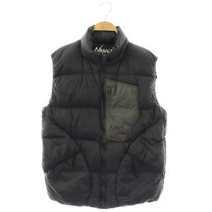 ナンガ NANGA MAZENO RIDGE VEST ダウンベスト ナイロン L ブラック /ES ■OS ■AD メン