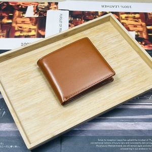 【田中革具】新品 イタリアンレザー 二つ折り財布 コンパクト財布 ファスナー レザーウォ