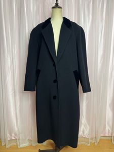 大きいサイズ　2ＸＬ【ハンドメイド】オーダーメイド　カシミヤ100％　高級　ロングコー