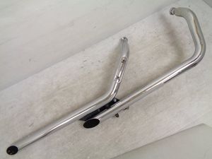 シャドウ400 NC34 キャブ 99-08 デイトナ ドラッグマフラー スラッシュカット マフラー J