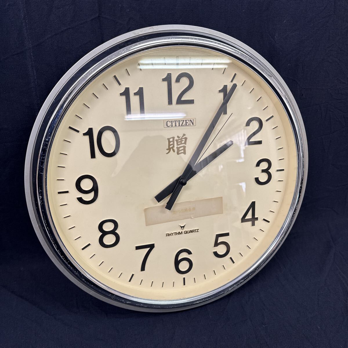 ◇大型 CITIZEN/シチズン 掛け時計 丸型 直径約45cm 厚さ約7cm 8MG154