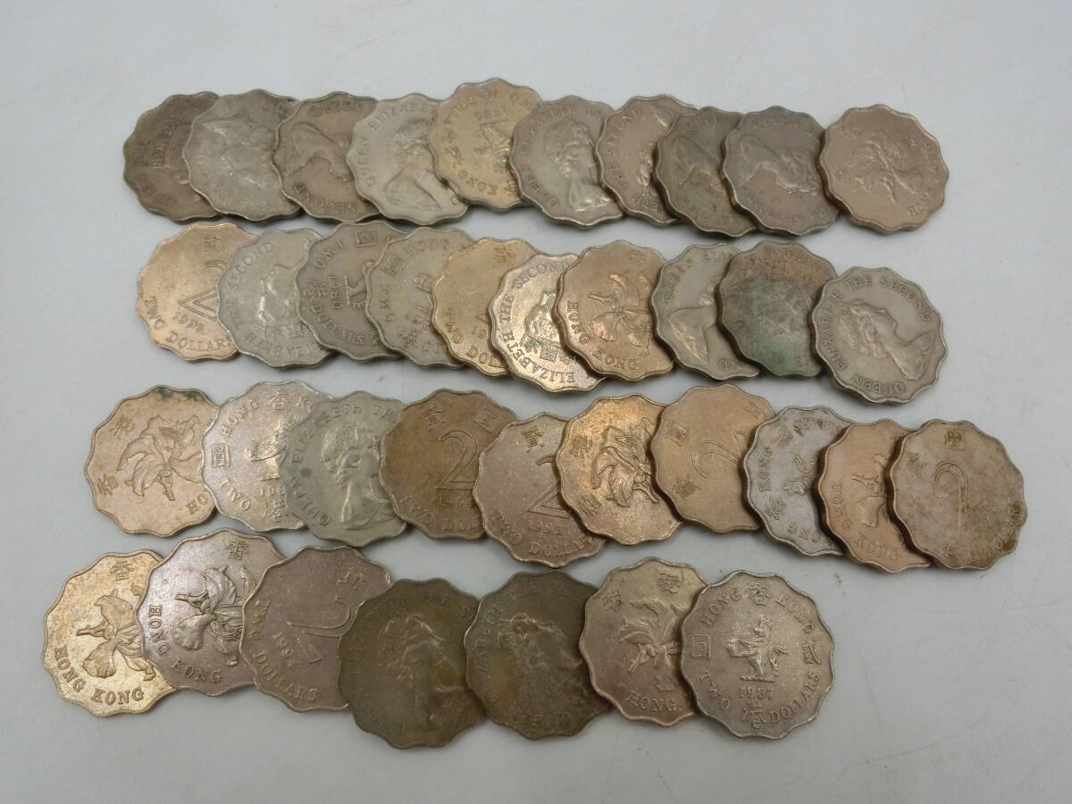 N◇香港旧硬貨 390香港ドル分 Hong Kong 海外旧硬貨 外国旧硬貨 外国