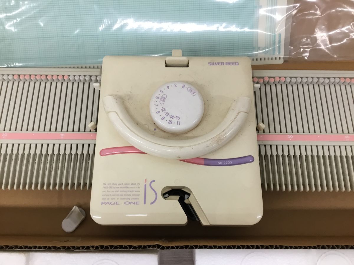 ○営KW513-160 SILVER REED シルバーリード 編み機 PAGE ONE IS ページ 
