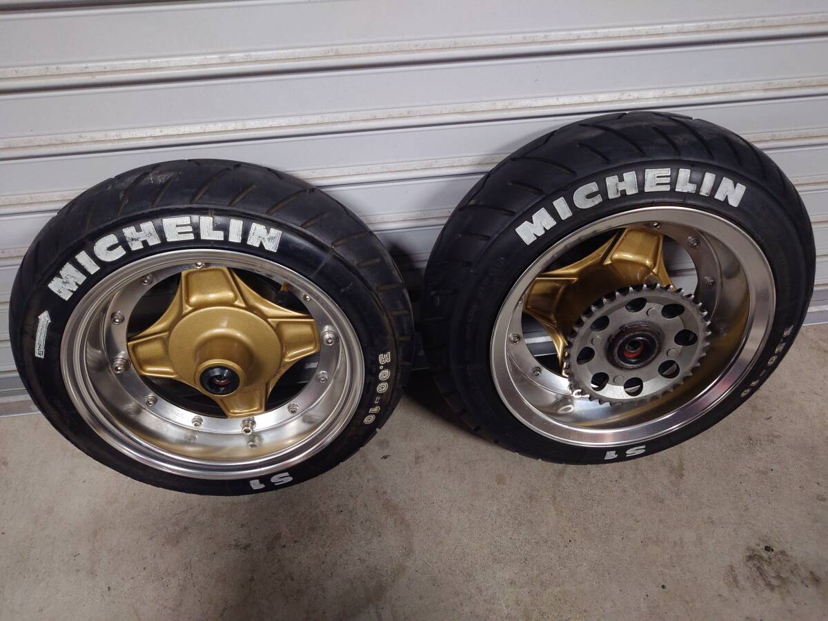 シャリー ダックス Gクラフト 4J 3.5J 前後ホイール 中古 純正ハブ