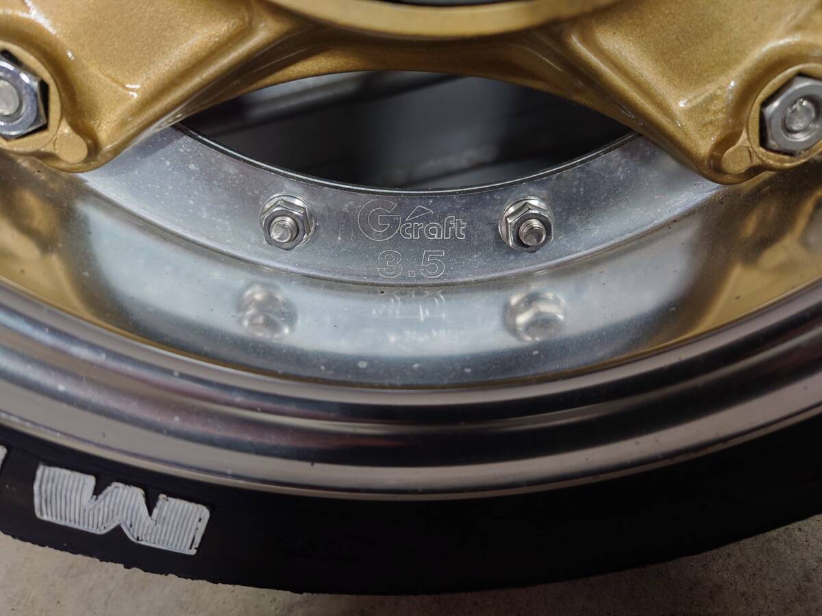 シャリー ダックス Gクラフト 4J 3.5J 前後ホイール 中古 純正ハブ