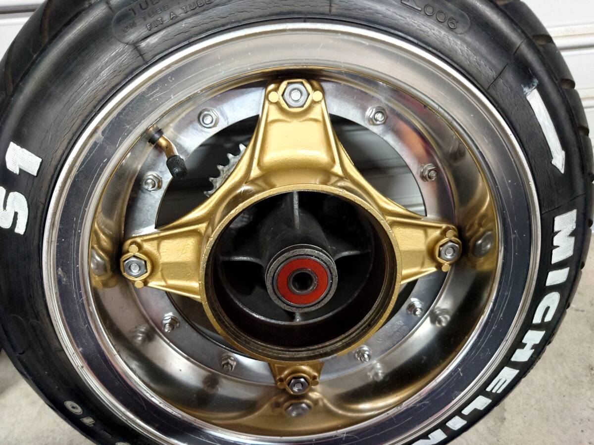 シャリー ダックス Gクラフト 4J 3.5J 前後ホイール 中古 純正ハブ