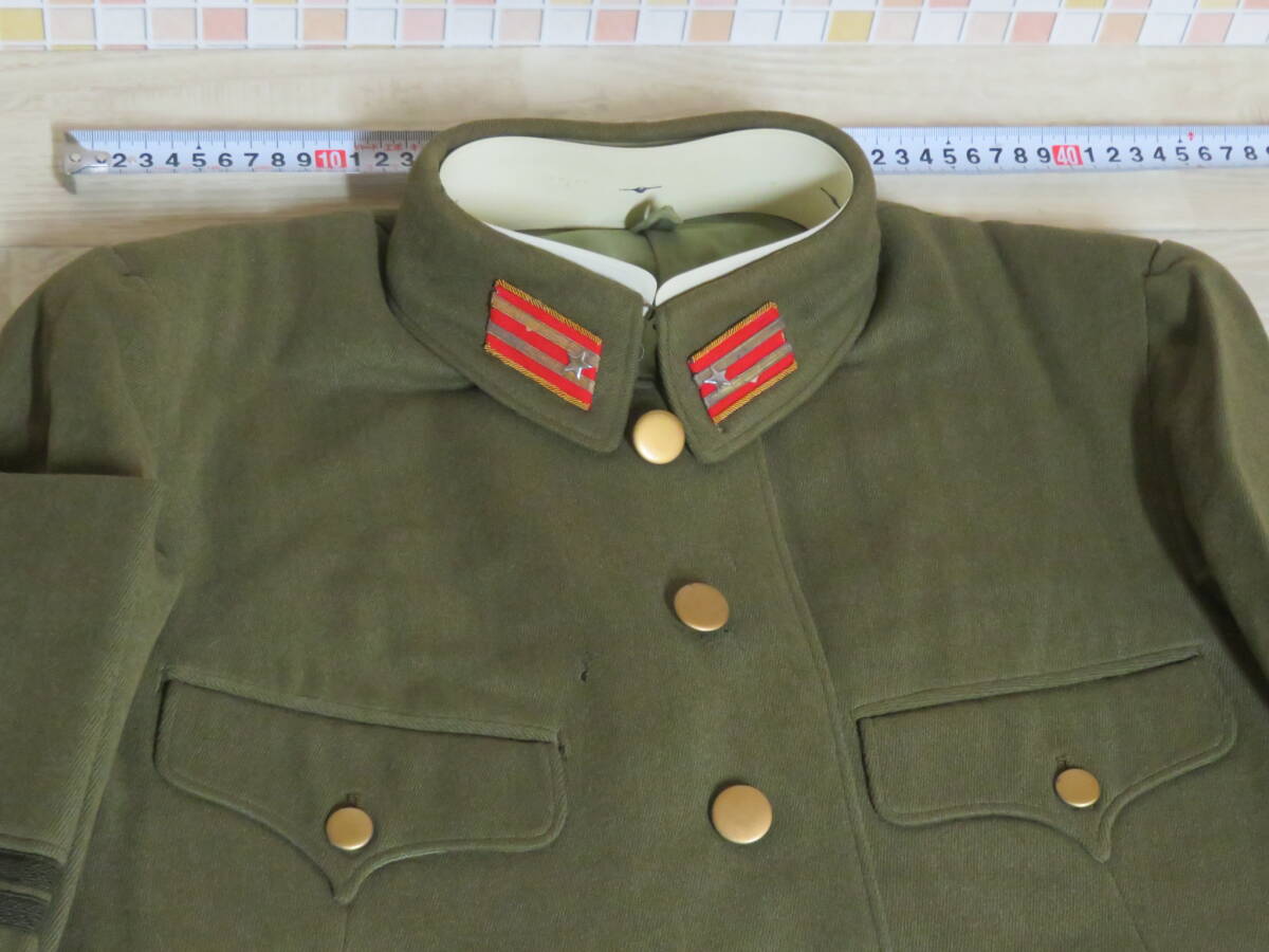 当時物 大日本帝国 旧日本陸軍 三式? 将校 軍衣袴 軍服 詳細不明 お